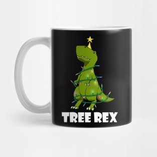 Christmas Tree Rex Trex cute dinosaur Mug